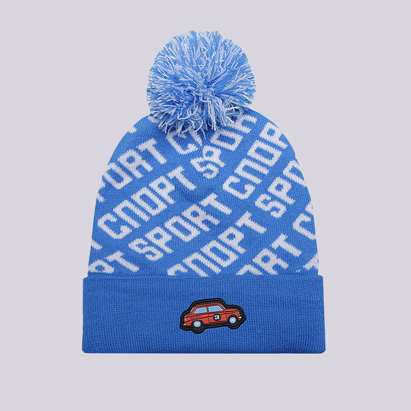  голубая шапка Запорожец heritage Avto Sport Beanie Avto Sport FW17-син - цена, описание, фото 1